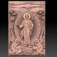 1.jpg Auferstehung Christi mit Engeln - 3D Relief Komposition
