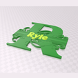 R03.png Letter R (Table Top Design)  with Small Name Insert