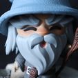 gandalf-stl-3d-printing-lord-of-the-rings-lotr-figure-toy-5.jpg Chibi GANDALF STL 3D Printing Files | High Quality | Cute | 3D Model | Lord of the Rings | Tolkien | Toy | Figure | Playful
