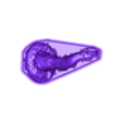 tentacle1_sup.stl [Pre-Supported] EVIL WORM MONSTER THAT DIGS TUNNELS