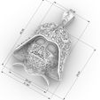 10.jpg Pendentif casque ornemental Dark Vador - Modèle 3D