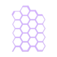 top_2.obj sample of honeycomb-shaped filaments. (campione di filamenti a nido d'ape)