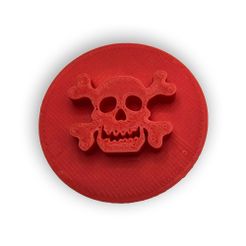 Free STL file Crocs - Skull and Crossbones button 💀・Template to download  and 3D print・Cults