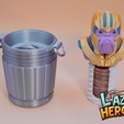 tn_01.png Lazy Heroes (Bull Dog, Thanos) - figure, Toy, Container [Color ready]