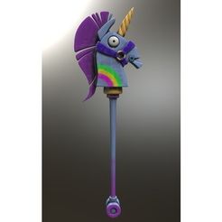 b3e5ab6519e00527b324e63b8ae45778_preview_featured.jpg Бесплатный STL файл Rainbow Smash Fortnite・3D-печатный дизайн для скачивания
