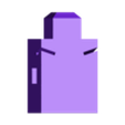 Rat_head_x1_brown.stl Rata Minecraft