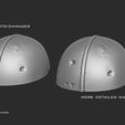 Dome-details-damages.jpg Custom 3d printable helmet inspired by Paz Helmet