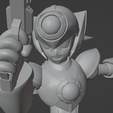 face.png Axl figure with LED base - MegaMan X