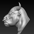 Bull_Head_03.jpg Bull Head 3D Model