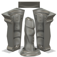 Demon.png Descargar archivo STL gratis Consolador Demonio・Modelo para la impresora 3D