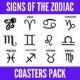 maria-prieto-32.jpg Signs of the Zodiac - Coasters Pack