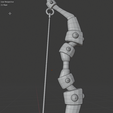 Bow and Arrow Wireframe (2).png Stylized Medieval Weapons Set Lowpoly PBR