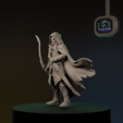 0031.png Elf Ranger | 28mm Miniature | Pre-supported STL