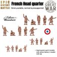 French-head-quarter-pack.jpg WW1 - French army pack for 15mm Epic History Battle