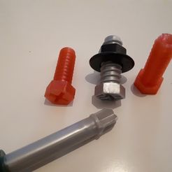 20180130_221528.jpg Free STL file [Spare Part] Toy, Bolt, Screw and Nut for Workbench・3D printer model to download
