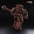B20.png Sergeant – Space Knights - Pistols and Melee Weapons.