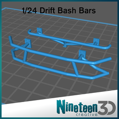 Cults-page.png STL file 1/24 Drift Bash Bars・3D printing model to download