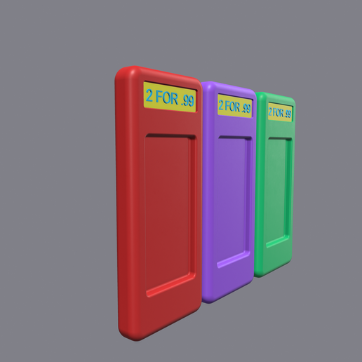 Cigar pack kids toy 3D model