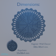 dimensions.png Vegvisir Wall Decor + Keychain