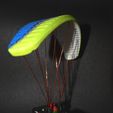 DSC_0004.JPG STL file Paraglider with cocoon harness・3D print design to download