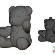 Valentine-Knitting-Bear-and-Pendant-24.jpg Valentine Knitting Bear and Pendant 3D Printable Model