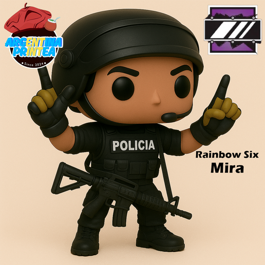 ⌚ Watch Rainbow Six Funko Pop・ STL File for 3D printing・Cults
