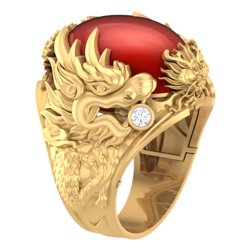 Free STL file 101 AMANA DRAGON RING・3D printable design to download・Cults