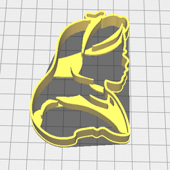 alice.png Alice in Wonderland Cookie Cutter