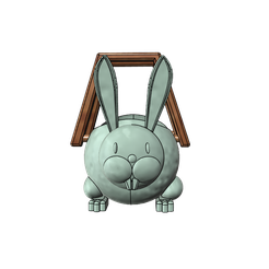 01.png Free STL file Easter Bunny・3D printer design to download