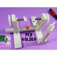 68f7debd2b61a3c21dc6b915c23a9e73_preview_featured.jpg Free STL file PCB HOLDER Evo・Design to download and 3D print