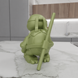 HighQuality2.png 3D Ninja Turtle Figure with 3D Stl Files and Gift for Kids & Ninja Turtles Toys, 3D Printing, Turtle, 3D Printed Decor, 3D Figure Print