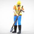 N1_C.3-Copy.jpg N1 Construction Worker 1 64 Miniature With Shovel and Metal pole