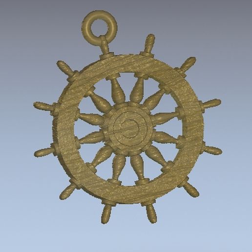 pendant rudder 3D model