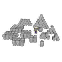Barrels-Alpha-complete-set.jpg STL file Type Alpha Transport Drums・3D print design to download