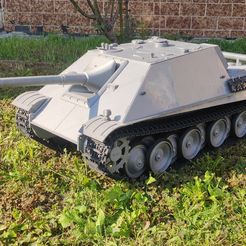 IMG_20220905_155635.jpg 3D file RC Tank Jagdpanther scale 1/10・3D print design to download