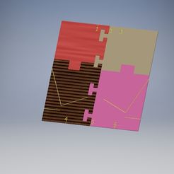 Ensemble1.jpg Fichier STL gratuit Gabarit de pliages de masques covid19・Modèle à télécharger et à imprimer en 3D