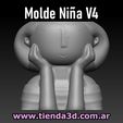 molde-niña-v4-1.jpg Girl Flowerpot Mold V4