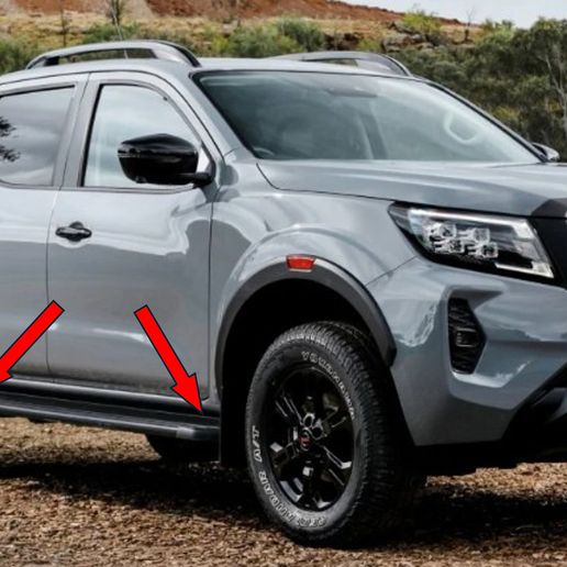 NISSAN FRONTIER PRO-4X running board covers 3D model