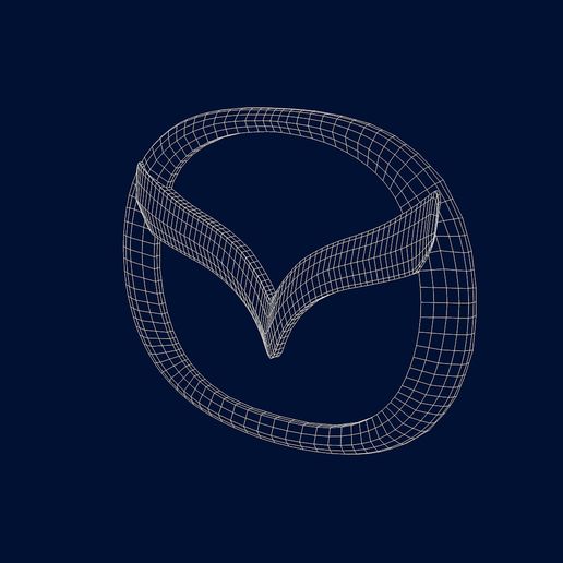 25.jpg Emblema de Mazda Modelo de impresión 3D listo para imprimir