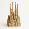 Sagrada-Familia.png 圣家堂 - 高迪标志性大教堂的 3D 模型