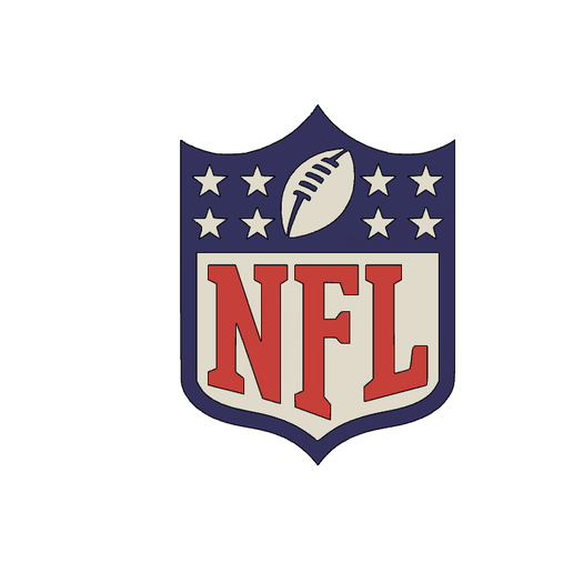 Logo NFL 3D model