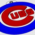 Cubs.png Chicago Cubs Keychain