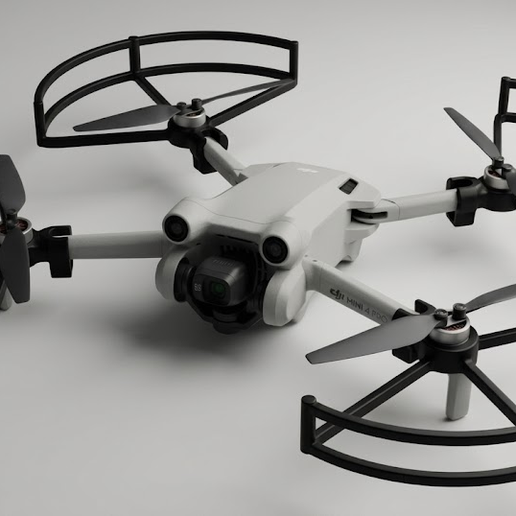 🚁 DJI Mini 4 Pro Propeller Guard - Lightweight Drone Blade Protector ...