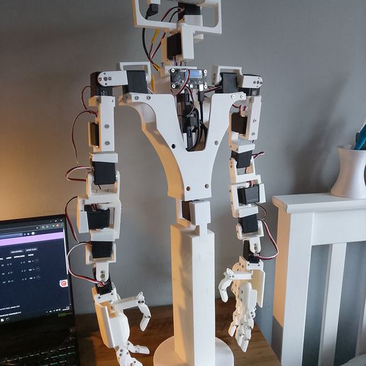 3d Printed Humanoid Robot 3d Printed Humanoid Robot Techno