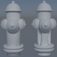 hidrante1.png Fire Hydrant 3D Model – Miniature Decoration