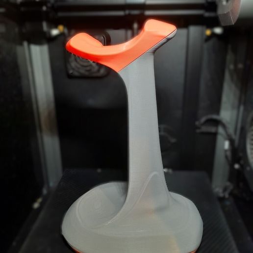 Minimalist Ergonomic Headphone Stand (Multi-Color / Multi-Part 3MF)