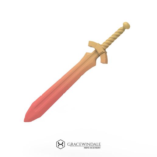 🗡️ Sword・Free STL File for ・Cults