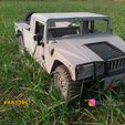2drPickup3.jpg 3D PRINTED RC CAR HUMMER H1 2 DOOR PICKUP BODY BY AN3DRC