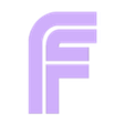 F.stl Letters and Numbers SEGA Letters and Numbers | Logo