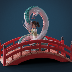 1.png Haku and chihiro diorama.